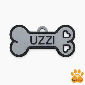 Modèle petit os - Médaille connectée NFC